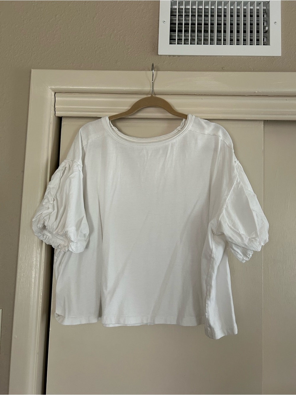 Free People Puff Sleeve Shirt